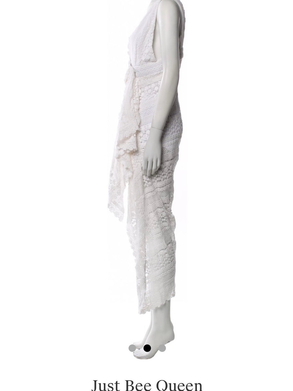 Just Bee Queen White Lace Maxi Dress - Picture 2 of 4